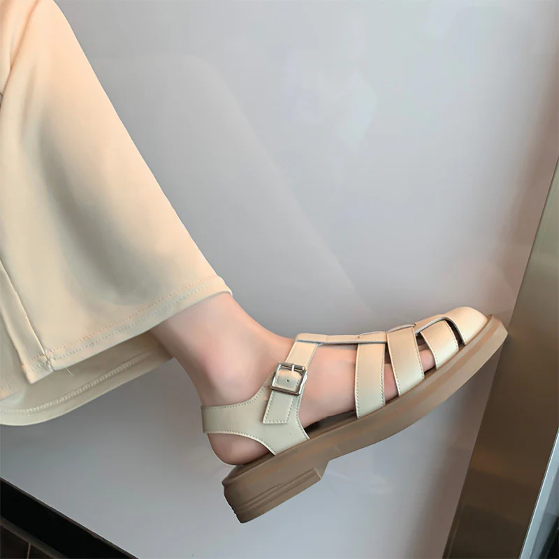 Damen Sandalen mit verstellbarem Riemen und rutschfester Sohle Heidi Mode - Image 3