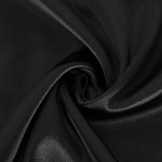 Damen Satin T-Shirt mit Elegantem Wasserfall-Ausschnitt und Schlichten Details Heidi-Mode - Image 14