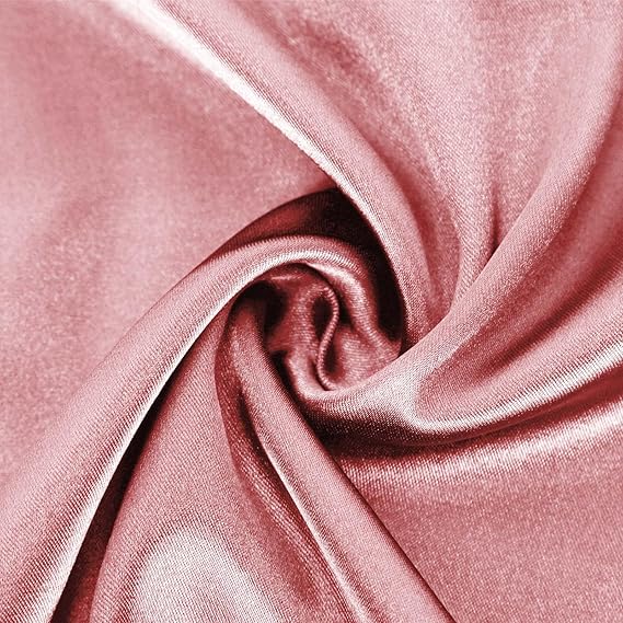 Damen Satin T-Shirt mit Elegantem Wasserfall-Ausschnitt und Schlichten Details Heidi-Mode - Image 7