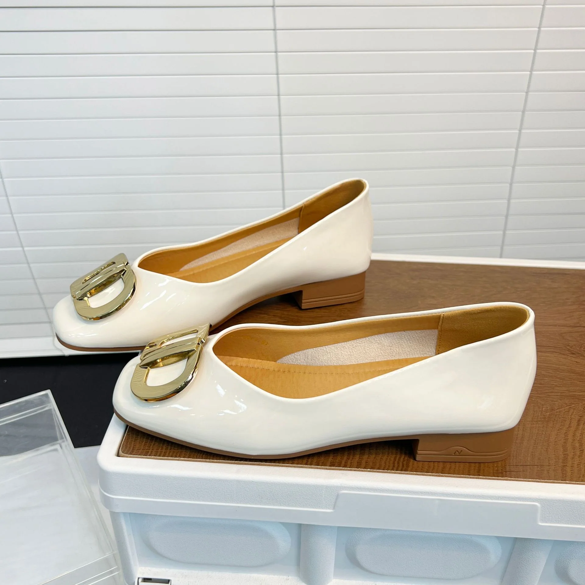 Damen schicke Ballerinas mit modischem Schmuck Heidi Mode - Image 3