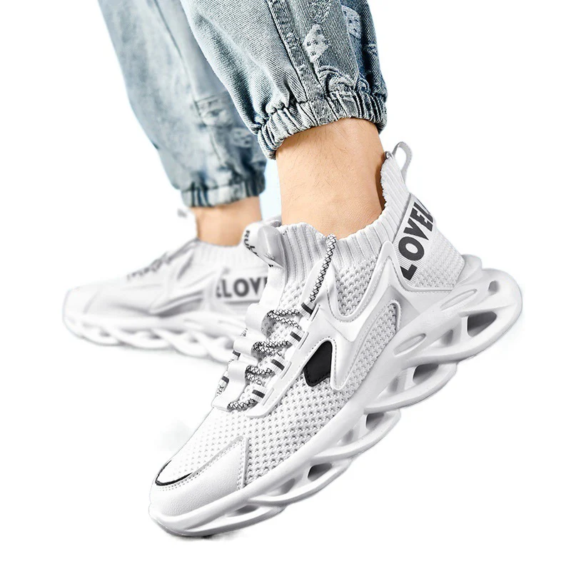 Damen Schnür-Sneakers mit atmungsaktivem Obermaterial und innovativem Dämpfungssystem Heidi Mode