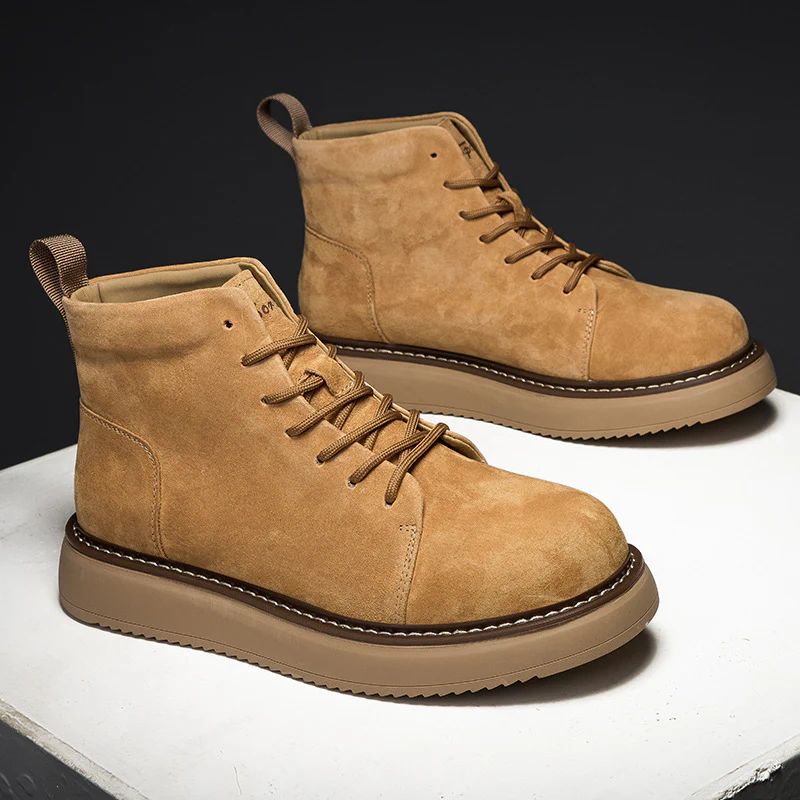 Damen Schnürboots aus hochwertigem Wildleder mit rutschfester Sohle Heidi Mode - Image 4