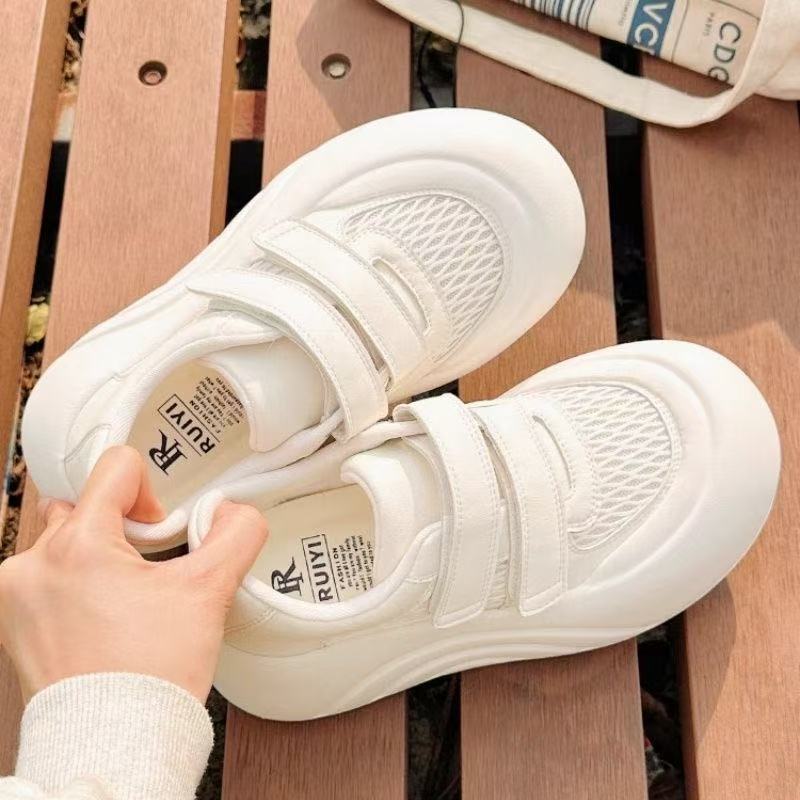 Damen Schnürsenkel Sneakers mit erhöhtem Plateau und atmungsaktiven Mesh-Einsätzen Heidi Mode - Image 3