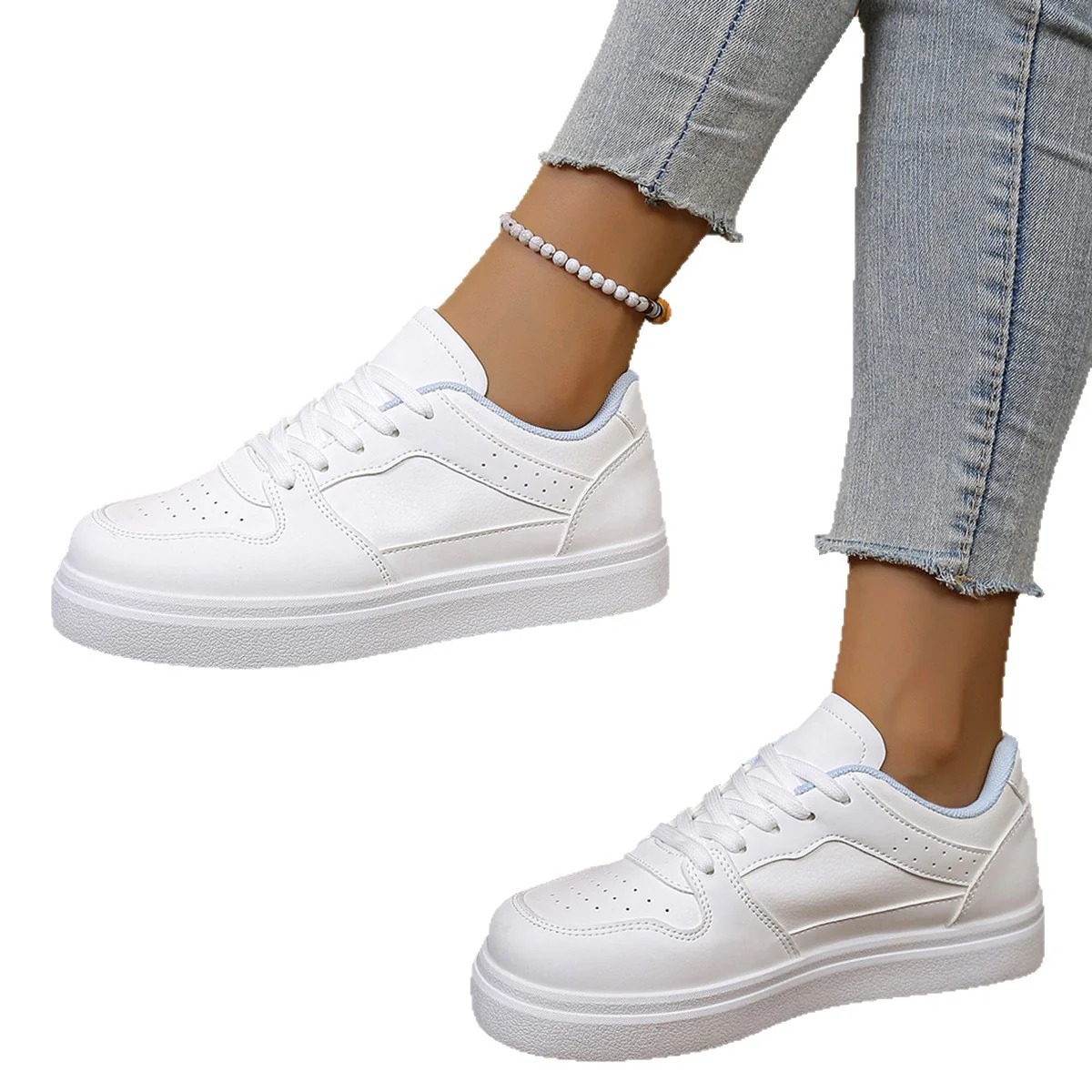 Damen Schnürsneaker mit atmungsaktivem Obermaterial und komfortablem Fußbett Heidi Mode - Image 5