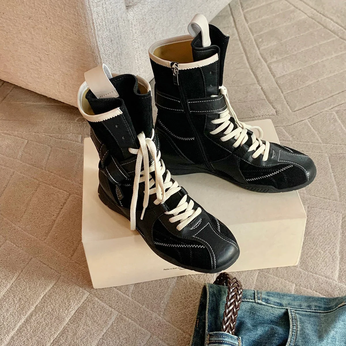 Damen Schnürstiefel Heidi Mode - Image 2
