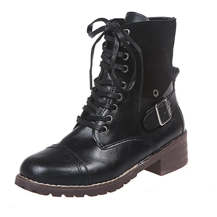 Damen Schnürstiefel mit modischen Akzenten und stabiler Profilsohle Heidi Mode - Image 6