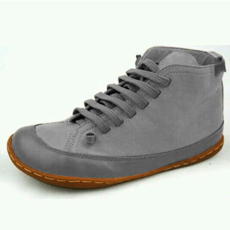 Damen Schnürstiefel mit modischer Textil-Oberfläche und rutschfester Sohle Heidi Mode - Image 2