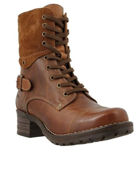 Damen Schnürstiefel mit robustem Design und modischer Schnalle Heidi Mode - Image 6