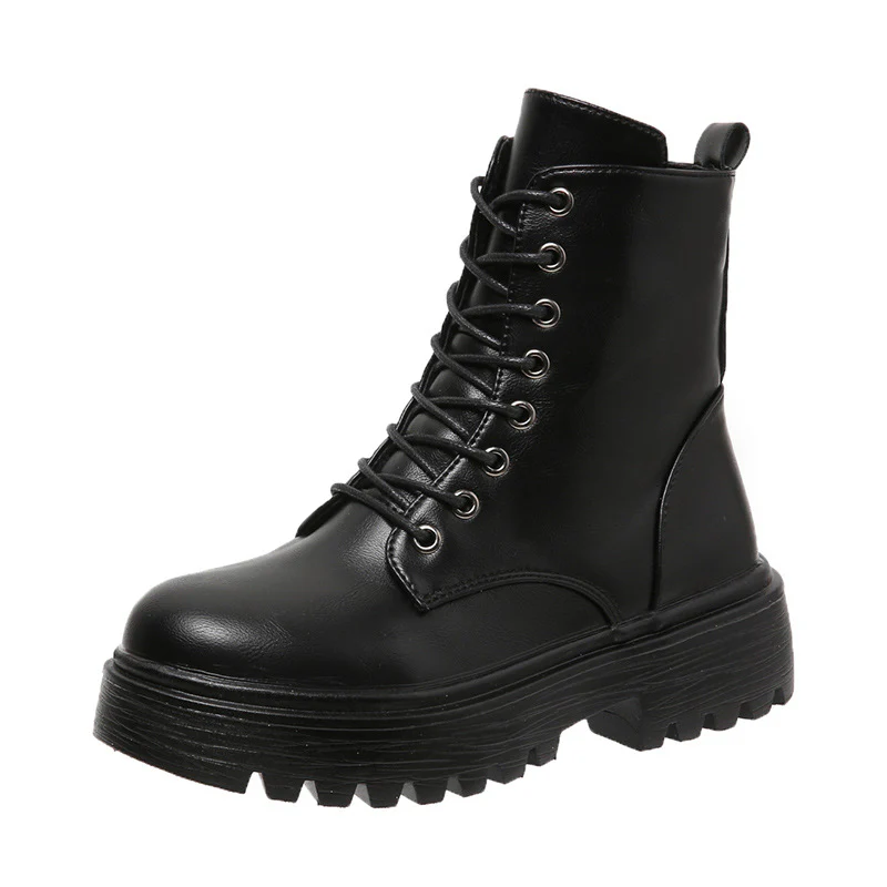 Damen Schnürstiefel mit robustem Profil und modischer Schnürung Heidi Mode - Image 6