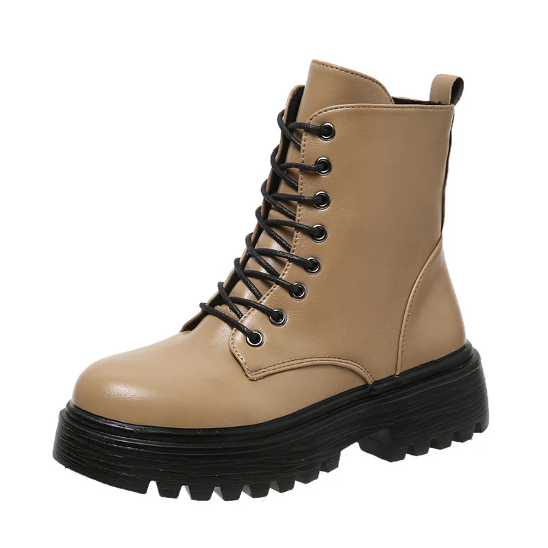 Damen Schnürstiefel mit robustem Profil und modischer Schnürung Heidi Mode - Image 7