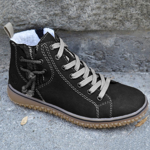 Damen Schnürstiefeletten mit gemütlichem Futter und robustem Sohlenprofil Heidi Mode - Image 8
