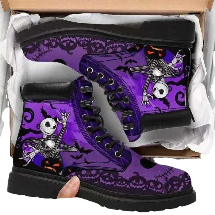 Damen Schnürstiefeletten mit kreativem Totenkopf-Design und robustem Profilsohle Heidi Mode - Image 5