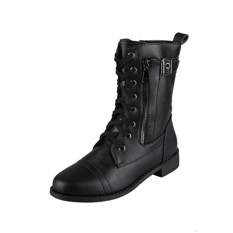 Damen Schnürstiefeletten mit Reißverschluss von Heidi Mode - Image 2