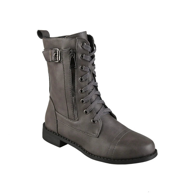 Damen Schnürstiefeletten mit Reißverschluss von Heidi Mode - Image 3