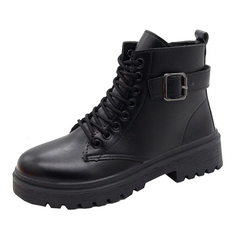 Damen Schnürstiefeletten mit robustem Profil und modischem Reißverschluss Heidi Mode - Image 5