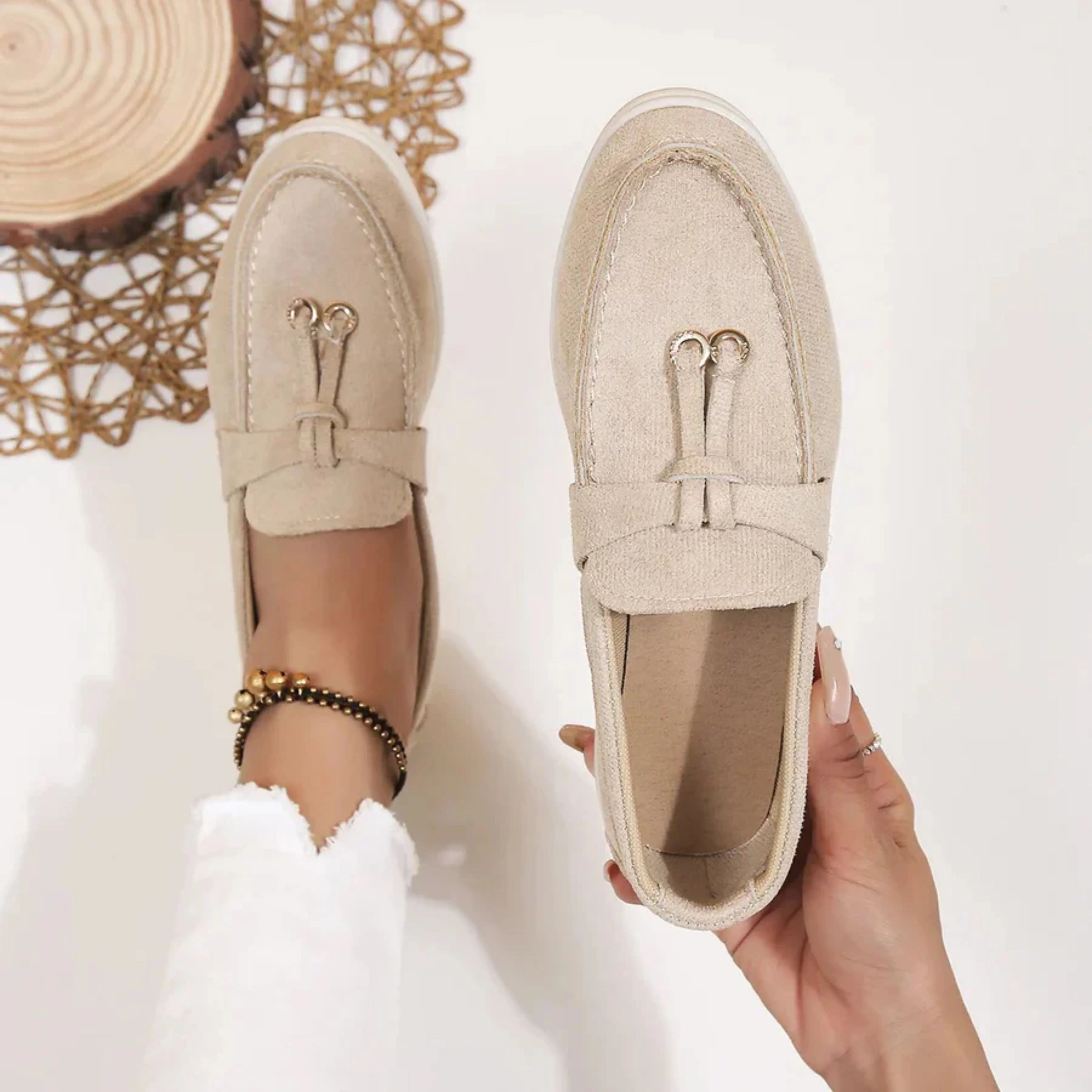 Damen Schuhe | Slipper | Bequem | Wildleder Damen Schuhe | Damen Schuhe Heidi Mode - Image 4