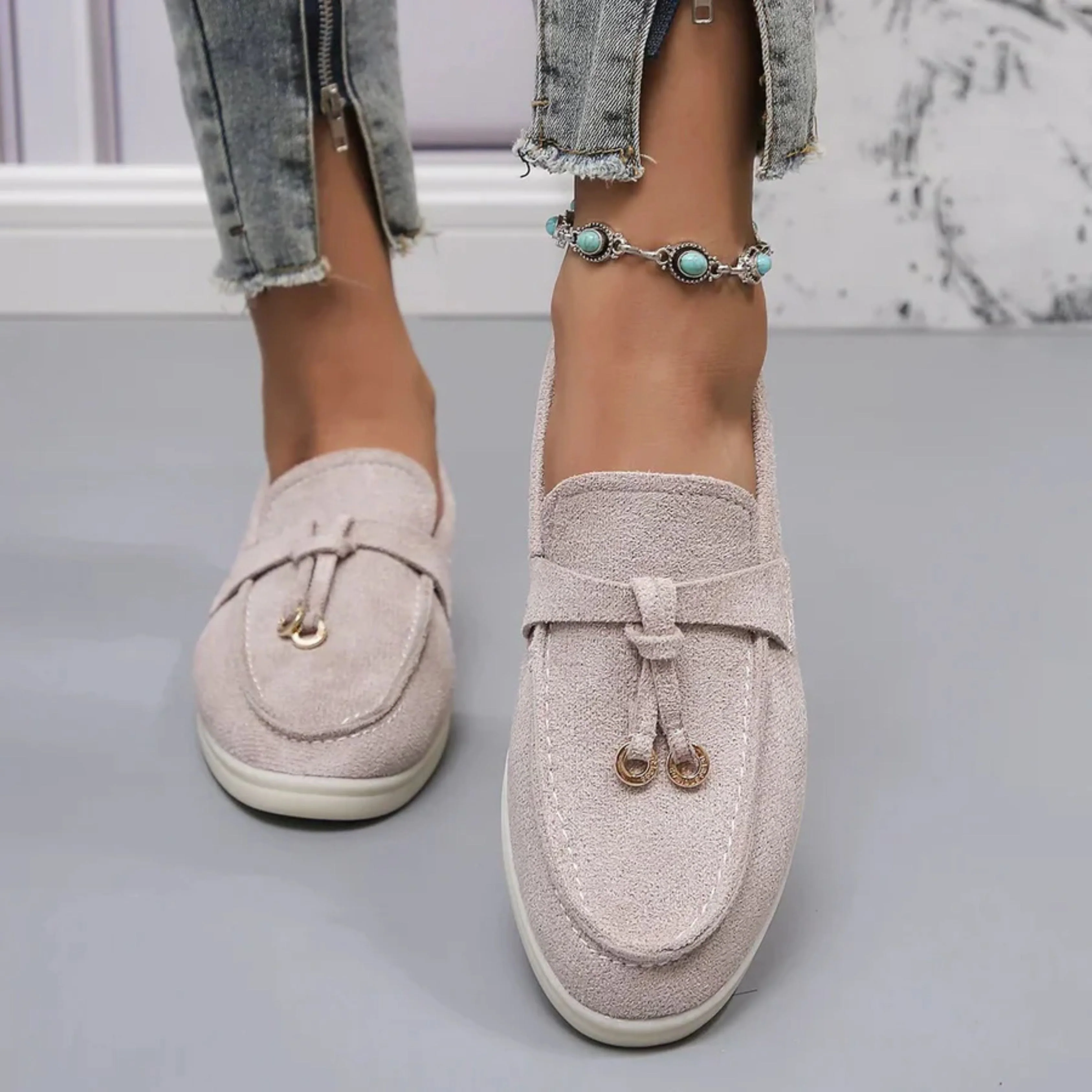 Damen Schuhe | Slipper | Bequem | Wildleder Damen Schuhe | Damen Schuhe Heidi Mode - Image 6
