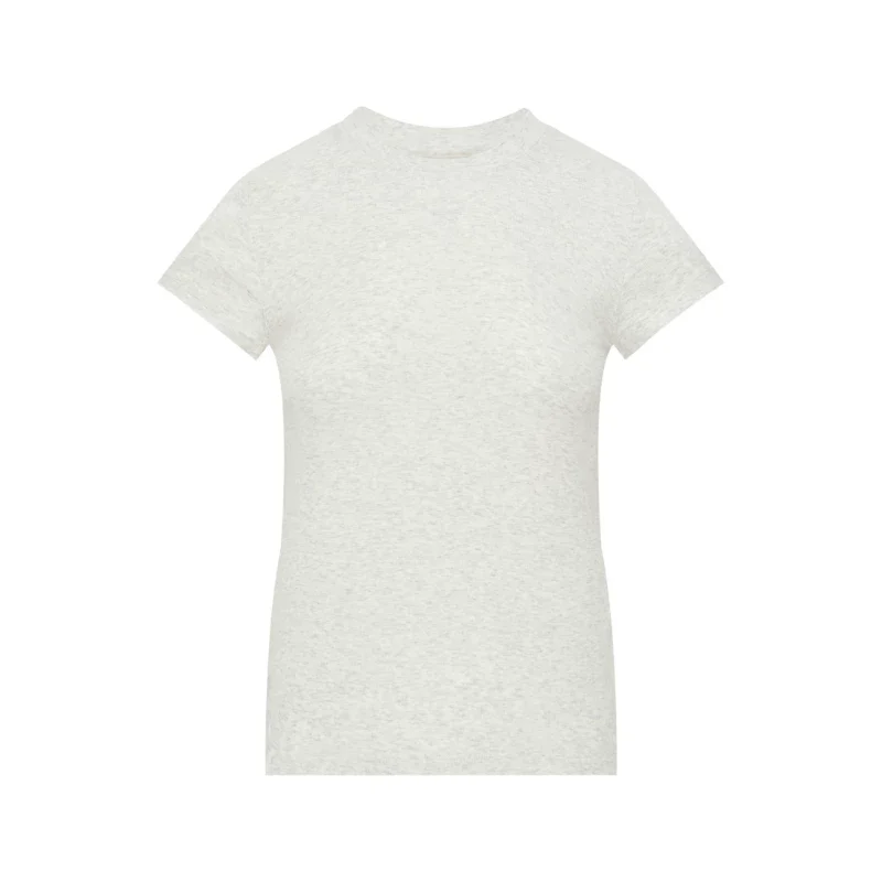 Damen Slim-Fit Sport T-Shirt American Style Kurzarm Baumwolle - Image 5