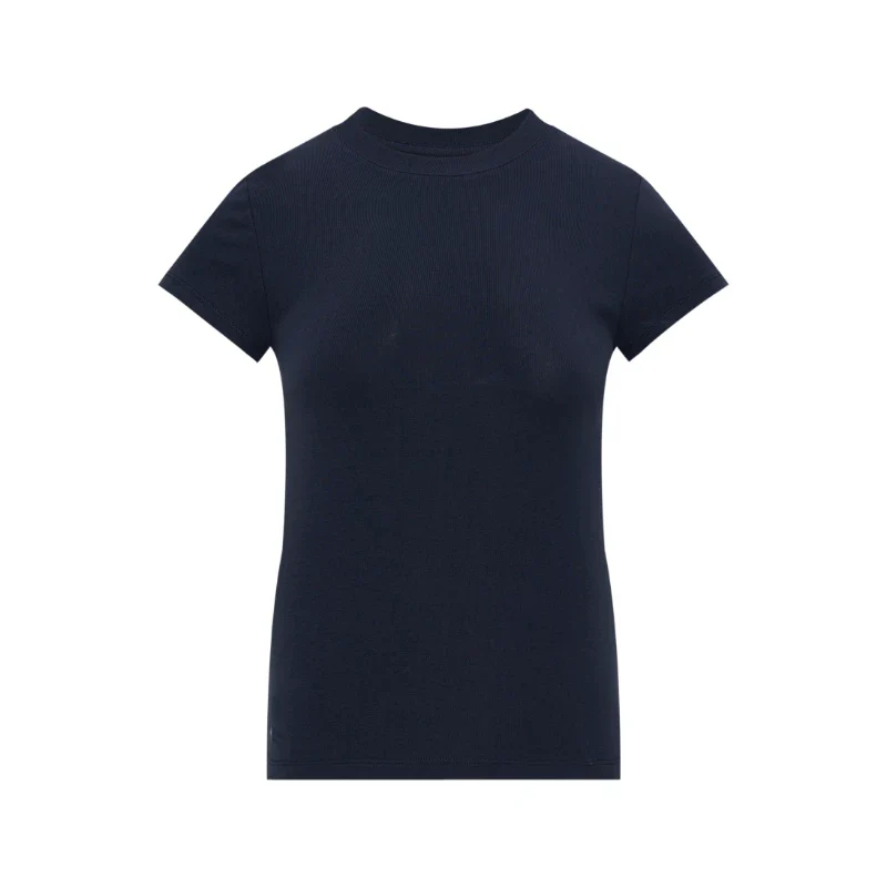 Damen Slim-Fit Sport T-Shirt American Style Kurzarm Baumwolle - Image 9