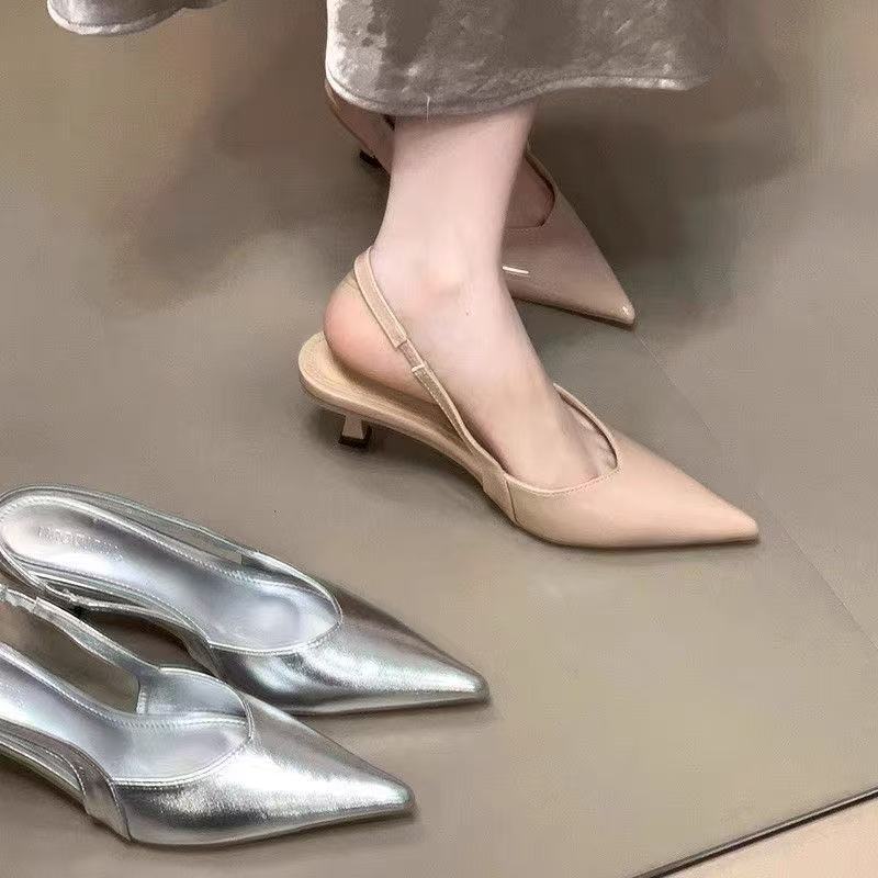 Damen Sling-Pumps mit elegantem Schnitt und atmungsaktivem Material Heidi Mode - Image 3