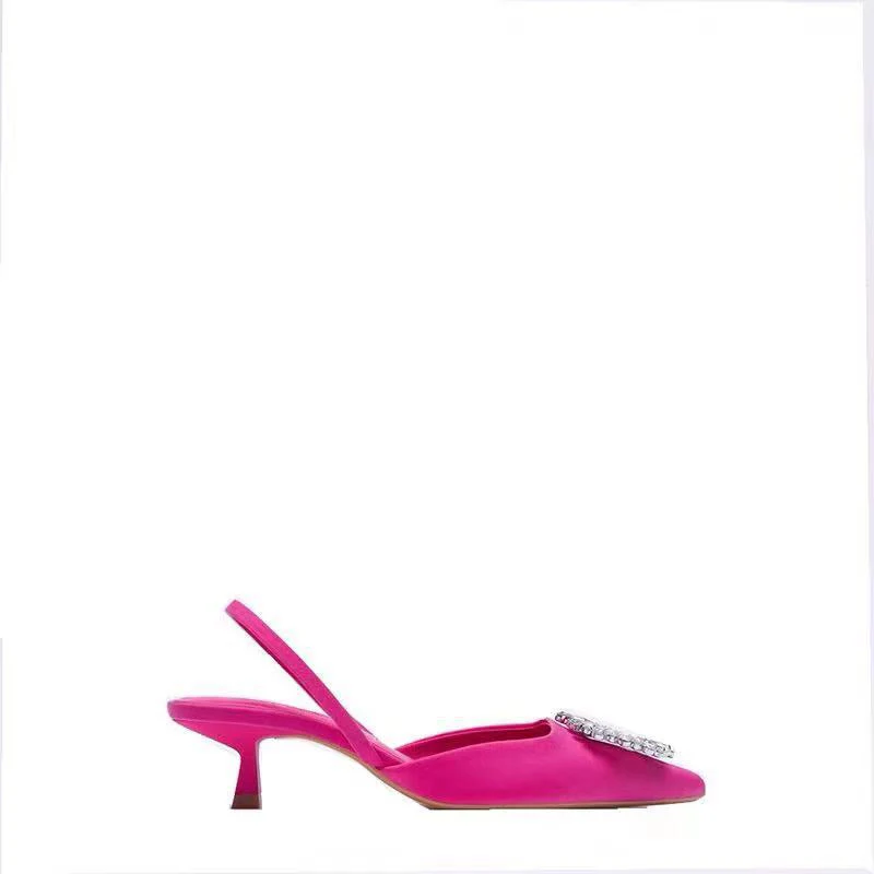 Damen Slingback-Pantoletten mit Funkelndem Schmuckdetail und Elegantem Design Heidi-Mode - Image 5