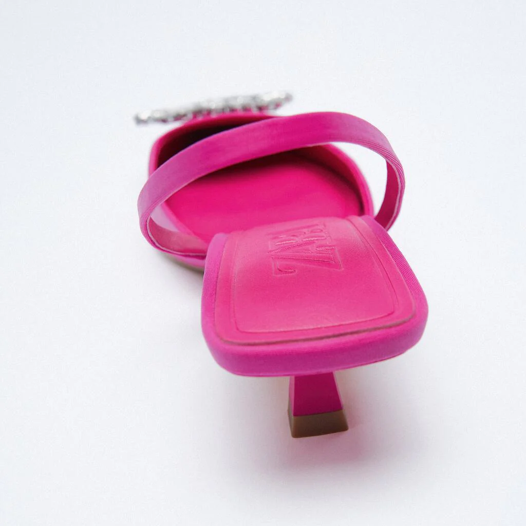 Damen Slingback-Pumps mit funkelndem Schmuck-Detail Heidi Mode - Image 5