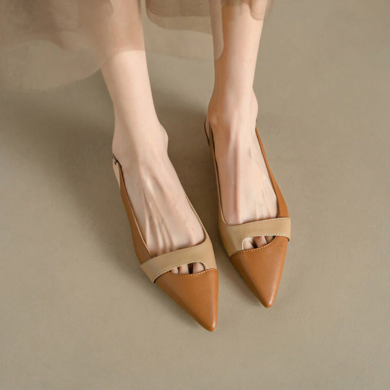 Damen Slingback Pumps mit Modernem Cut-Out-Design und Elegantem Spitzen Fußbett Heidi-Mode - Image 2