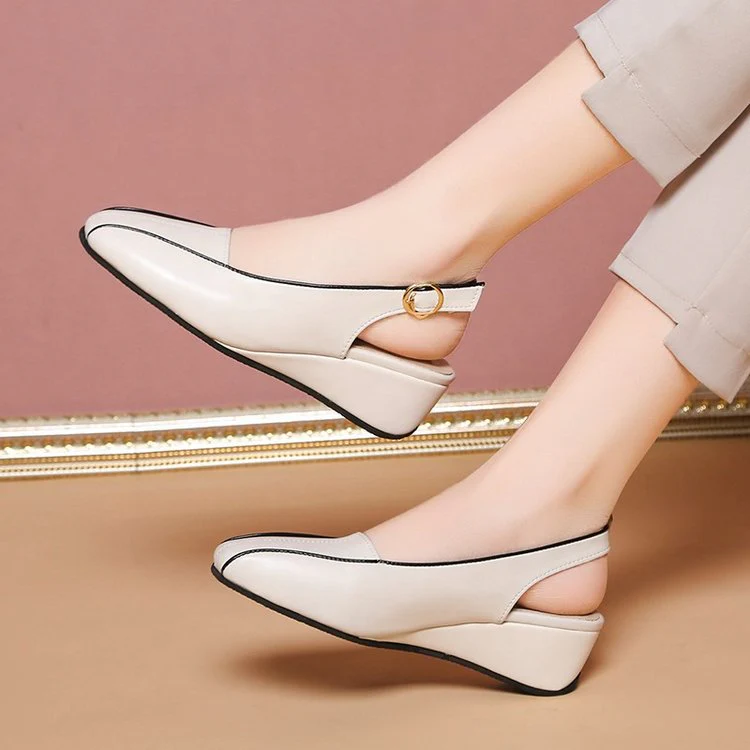 Damen Slingback-Wedges mit Elegantem Riemen und Modischem Design Heidi-Mode - Image 2