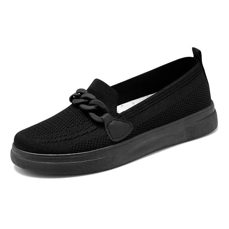 Damen Slip-On Freizeit-Schuhe mit modischem Ketten-Design Heidi Mode - Image 7