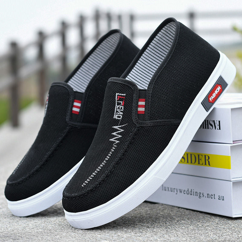 Damen Slip-On Freizeitschuhe mit atmungsaktivem Mesh-Obermaterial Heidi Mode