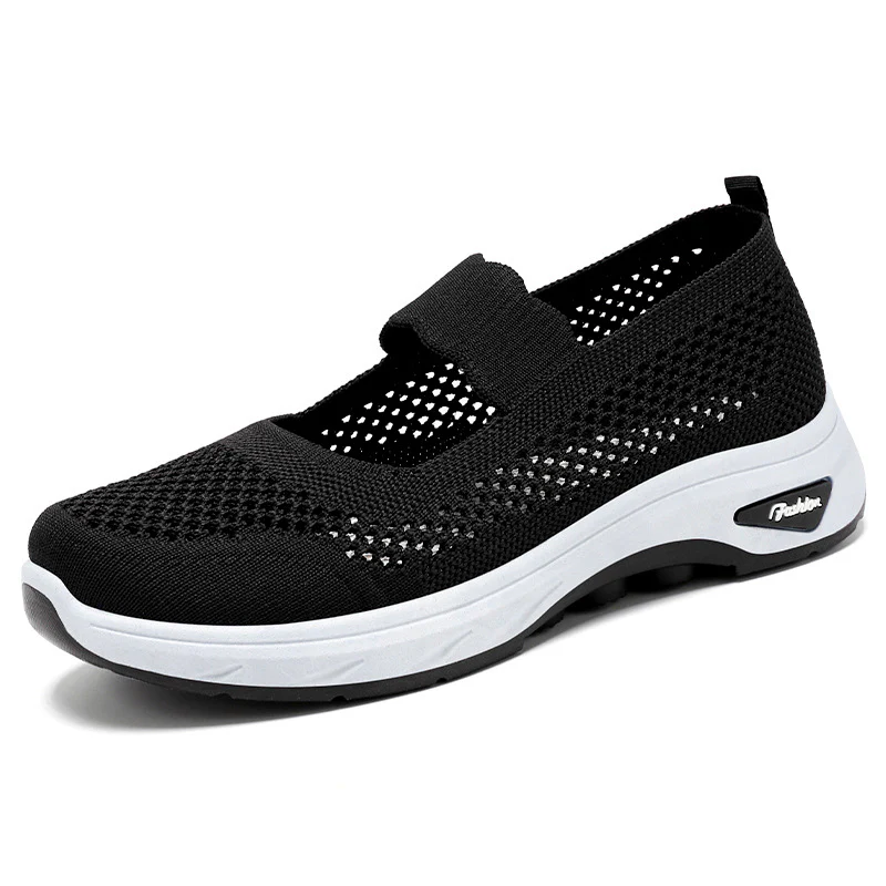 Damen Slip-On Freizeitschuhe mit atmungsaktivem Obermaterial und flexiblem Fußbett Heidi Mode - Image 6