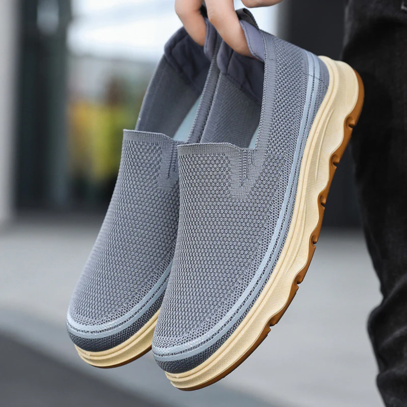 Damen Slip-On Freizeitschuhe mit atmungsaktivem Obermaterial und rutschfester Sohle Heidi Mode - Image 7
