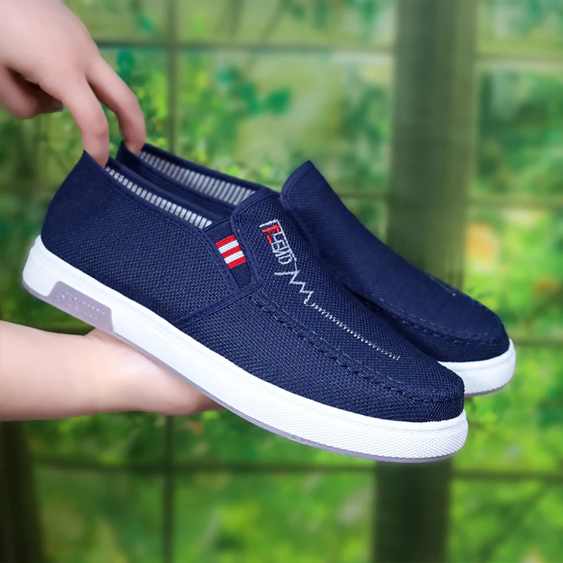 Damen Slip-On Freizeitschuhe mit atmungsaktivem Obermaterial und rutschfester Sohle Heidi Mode - Image 6