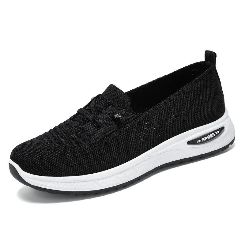 Damen Slip-On Freizeitschuhe mit atmungsaktivem Strickdesign Heidi Mode - Image 5