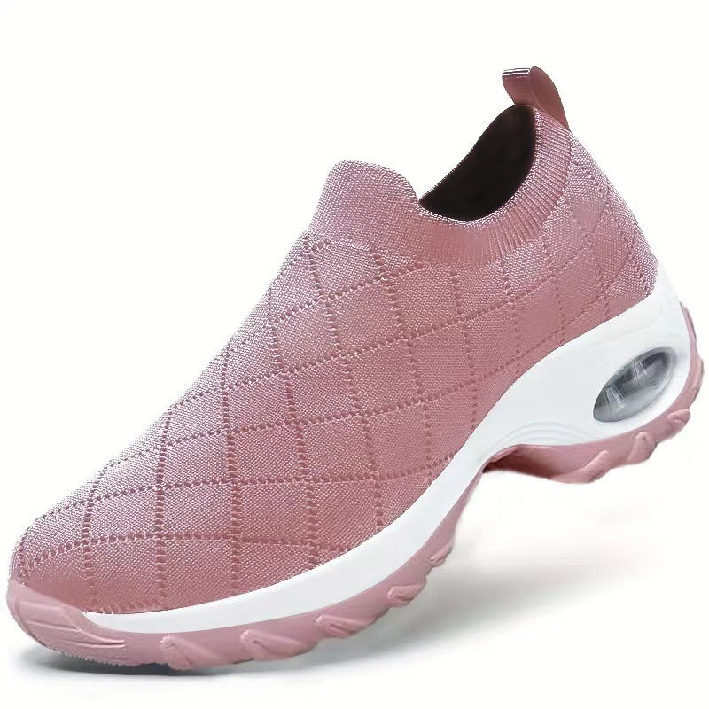 Damen Slip-On Freizeitschuhe mit atmungsaktiver Strickoberfläche und dämpfendem Fußbett Heidi Mode - Image 7