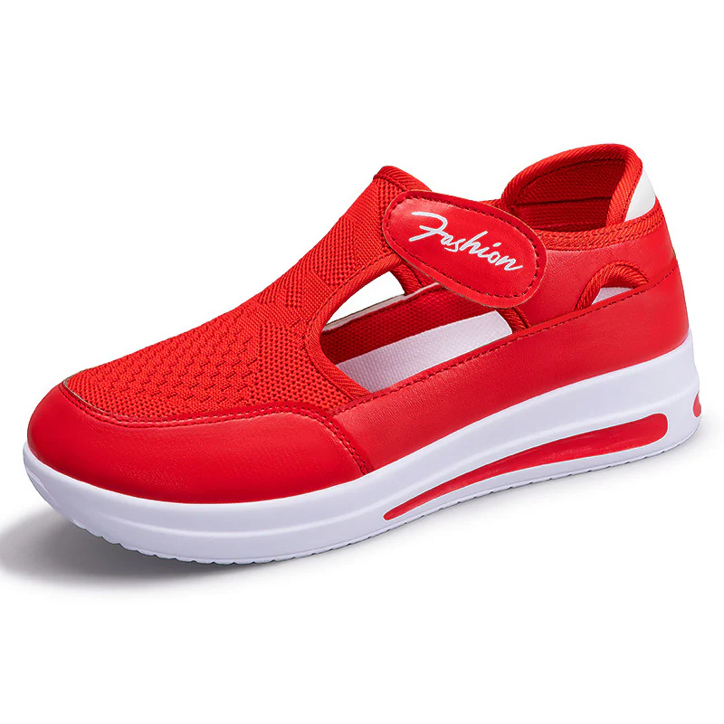Damen Slip-On Freizeitschuhe mit elastischem Obermaterial und atmungsaktiver Sohle Heidi Mode - Image 5