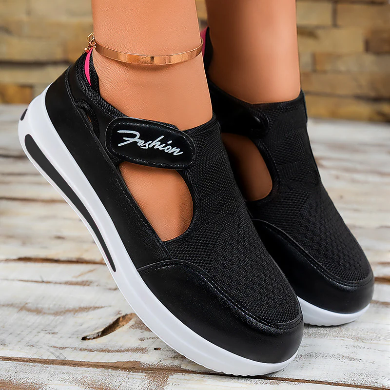 Damen Slip-On Freizeitschuhe mit elastischem Obermaterial und atmungsaktiver Sohle Heidi Mode - Image 6