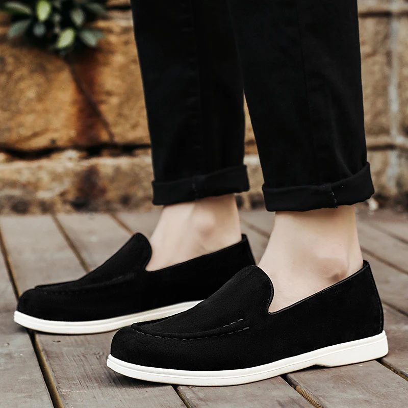 Damen Slip-On Mokassins aus weichem Wildleder Heidi Mode - Image 2