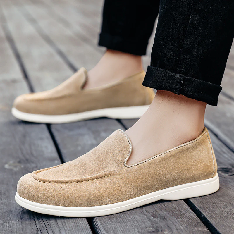 Damen Slip-On Mokassins aus weichem Wildleder Heidi Mode - Image 3