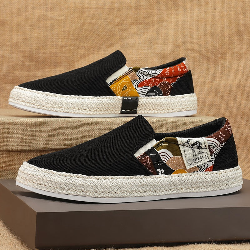 Damen Slip-On Schuhe mit buntem Design und rutschfester Sohle Heidi Mode - Image 2