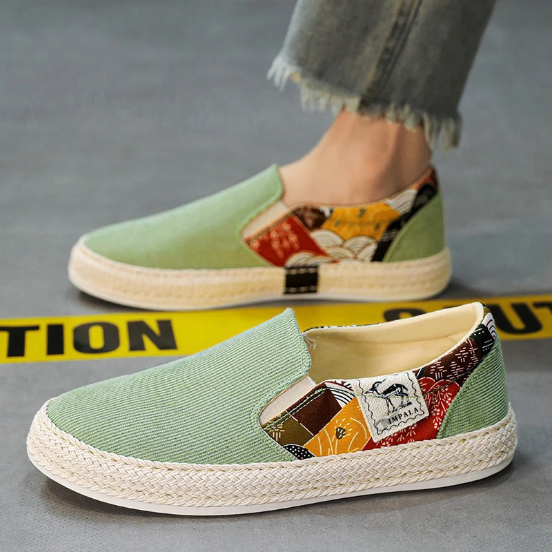 Damen Slip-On Schuhe mit buntem Design und rutschfester Sohle Heidi Mode - Image 6