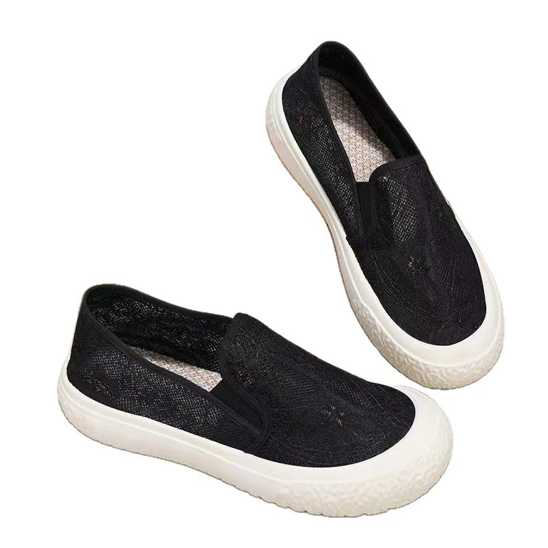 Damen Slip-On Schuhe mit zartem Spitzenobermaterial Heidi Mode - Image 5
