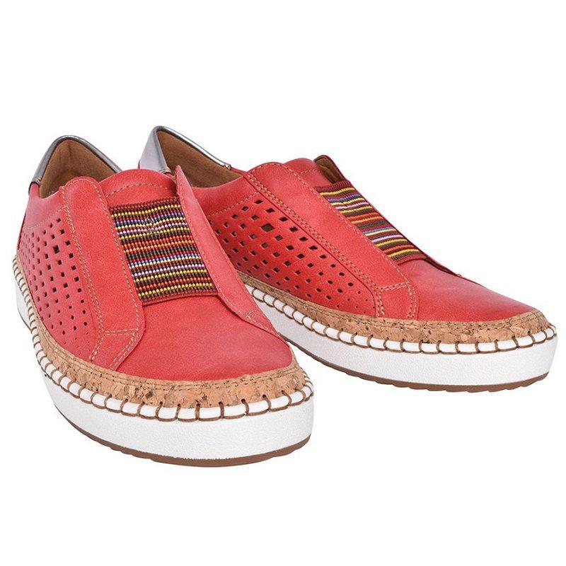Damen Slip-On Sneaker mit atmungsaktiver Perforation und detailverliebtem Flair Heidi Mode - Image 8