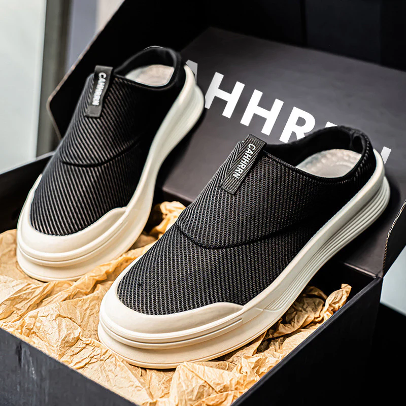 Damen Slip-On Sneakers mit atmungsaktivem Obermaterial und rutschfester Sohle Heidi Mode - Image 2