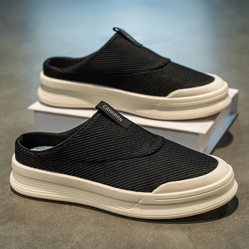 Damen Slip-On Sneakers mit atmungsaktivem Obermaterial und rutschfester Sohle Heidi Mode - Image 7