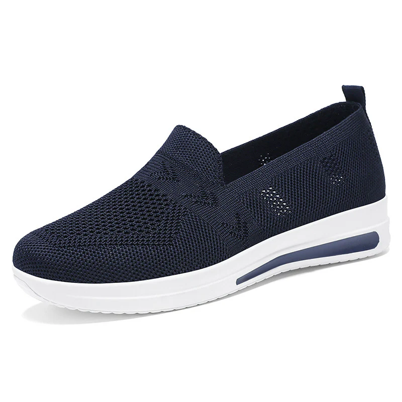 Damen Slip-On Sneakers mit atmungsaktivem Strickdesign und dämpfender Sohle Heidi Mode - Image 6