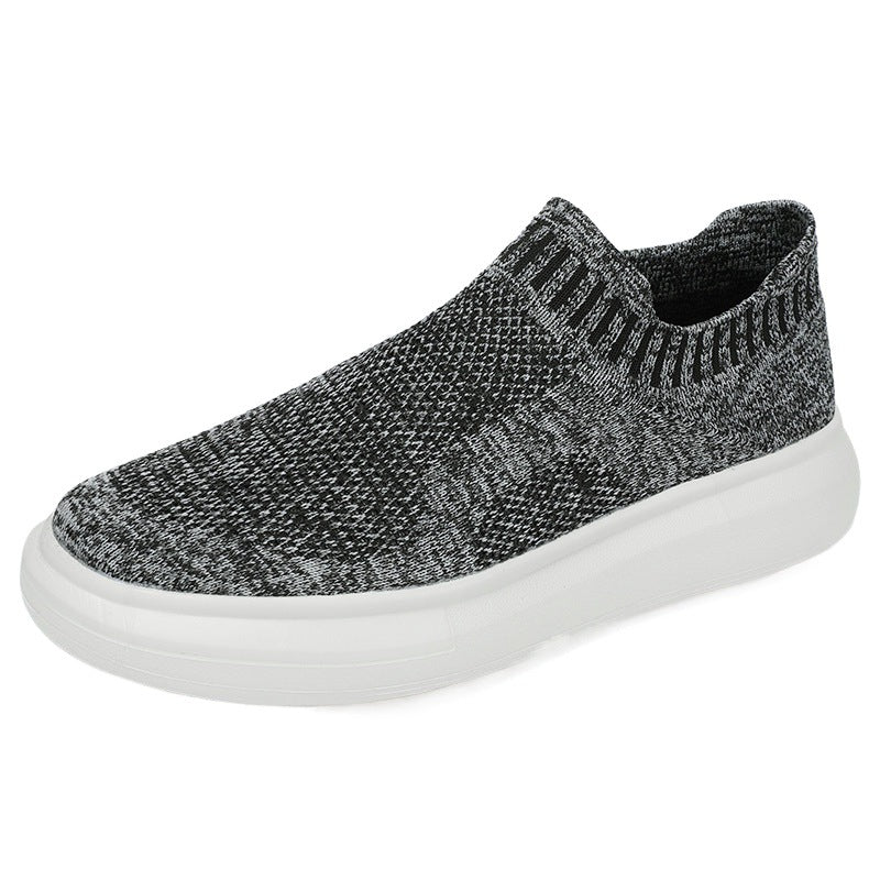 Damen Slip-On Sneakers mit atmungsaktivem Strickmaterial und rutschfester Sohle Heidi Mode