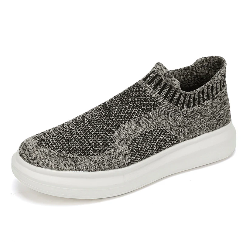Damen Slip-On Sneakers mit atmungsaktivem Strickmaterial und rutschfester Sohle Heidi Mode - Image 4