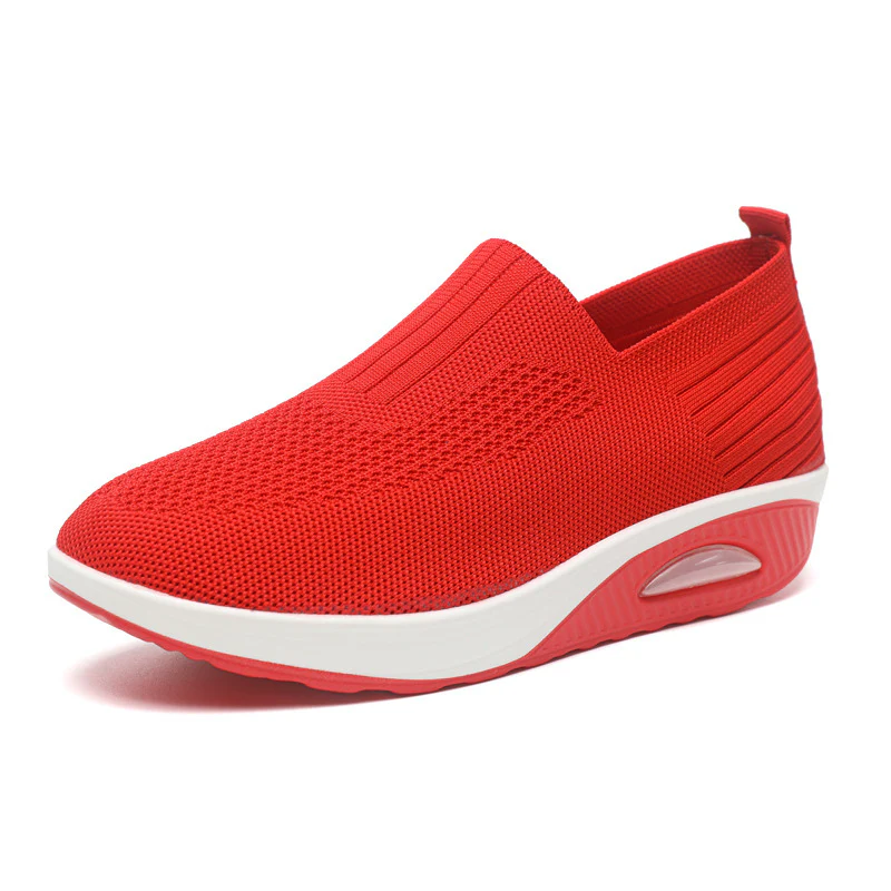 Damen Slip-On Sneakers mit atmungsaktivem Strickobermaterial von Heidi Mode - Image 5
