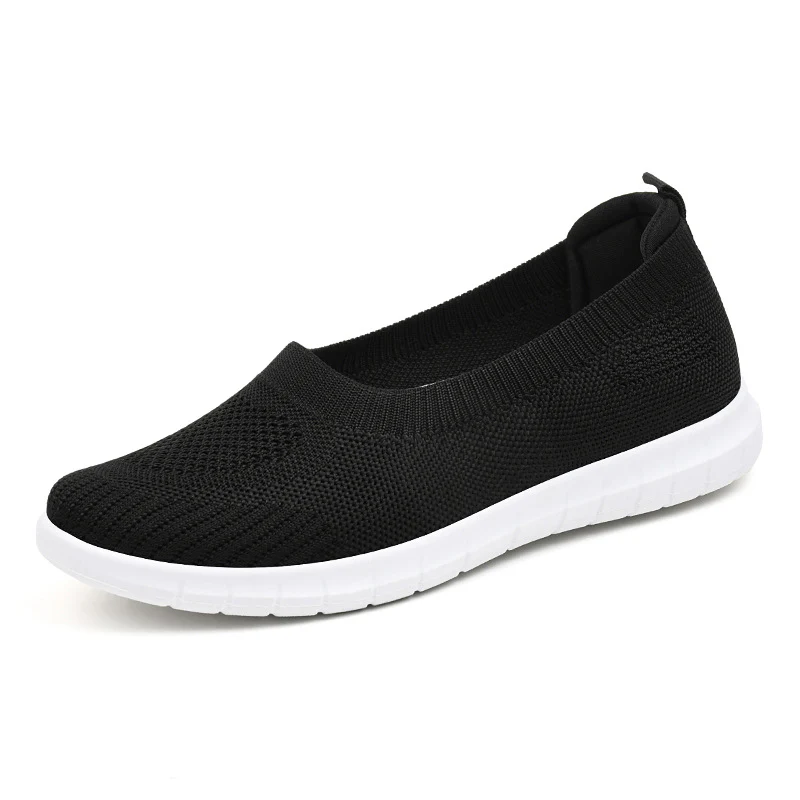 Damen Slip-On Sneakers mit atmungsaktivem Strickoberteil und rutschfester Sohle Heidi Mode - Image 6